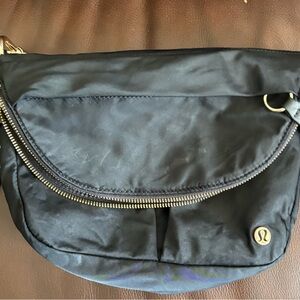 lululemon athletica Midnight Black Crossbody Bag